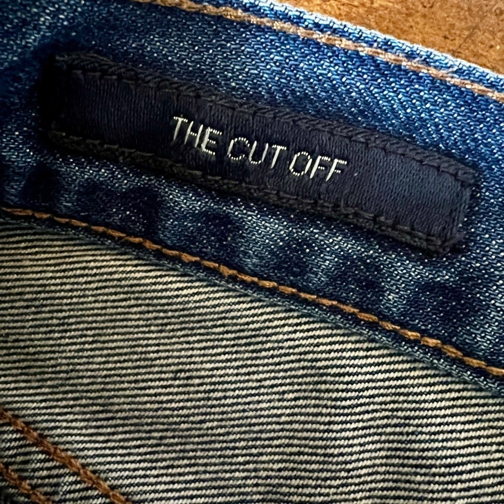 Lucky Brand 'The Cut Off' Paisley Patch Denim Short - Size 8/29 (fits like 34") - Picture 12 of 12